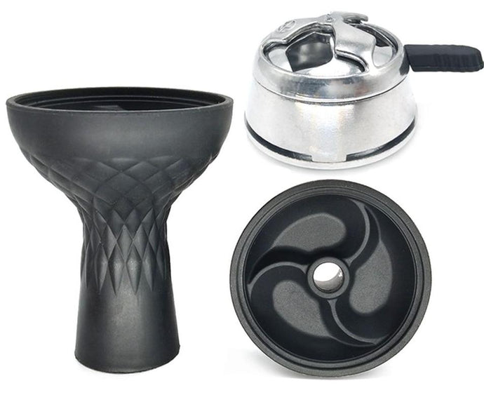 Vortex Style Black Silicone