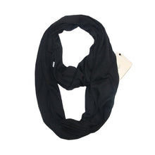 Load image into Gallery viewer, Fashion Portable Women Scarf with Zipper Pocket Infinity Scarf